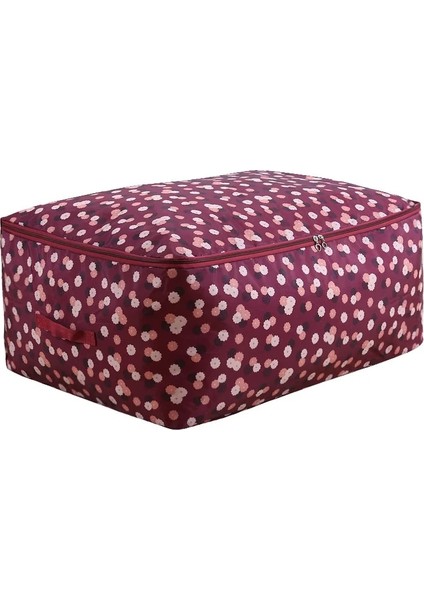 Renkli 3 M 55X35X20CM Çiçek Yorgan Saklama Kutusu, Yatak Altı Saklama Düzenleyici, Battaniye Saklama Çantası, Fermuarlı Paket Kasa, Giysi Kutusu, Ev Yerden Tasarruf Di (Yurt Dışından) indirimleri