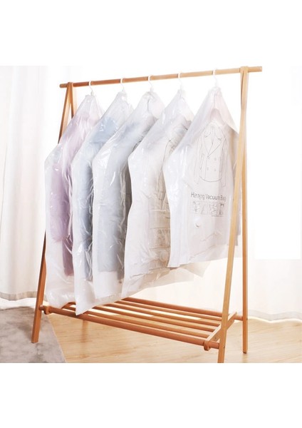 Sıkıştırma Torbası 70CM-135CM 1 Adet Dolap Asılı Organizatör Vakum Torbası Elbise Saklama Çantası Askı ile Yerden Tasarruflu Şeffaf Mühür Çanta Dolap Sıkıştırılmış Çanta (Yurt Dışından) modelleri