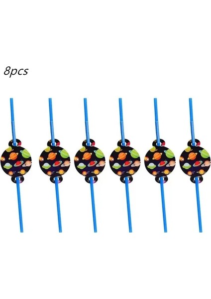 Payet 10 Adet Patlamış Mısır Kutusu Çocuklar Için Astronot Uzay Gemisi Güneş Uzay Doğum Günü Partisi Bebek Duş Parti Malzemeleri Hediye Çantası Aperatif Dekorasyon (Yurt Dışından)