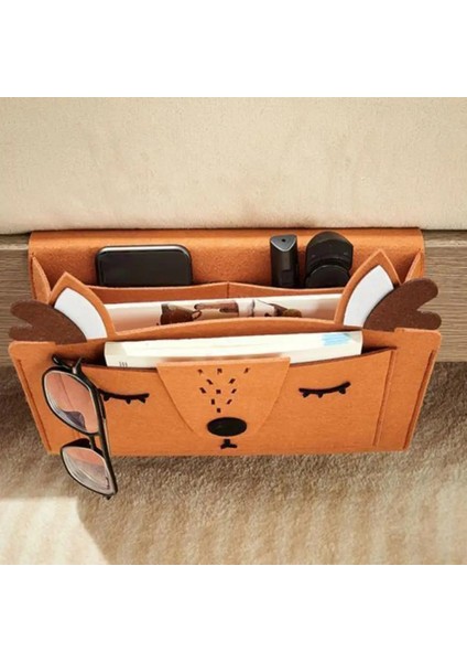 Turuncu Asılı Başucu Depolama Çok Cep Başucu Organizatör Karikatür Grafik Tasarım Yerden Tasarruf Çok Fonksiyonlu Depolama Asılı (Yurt Dışından) modelleri