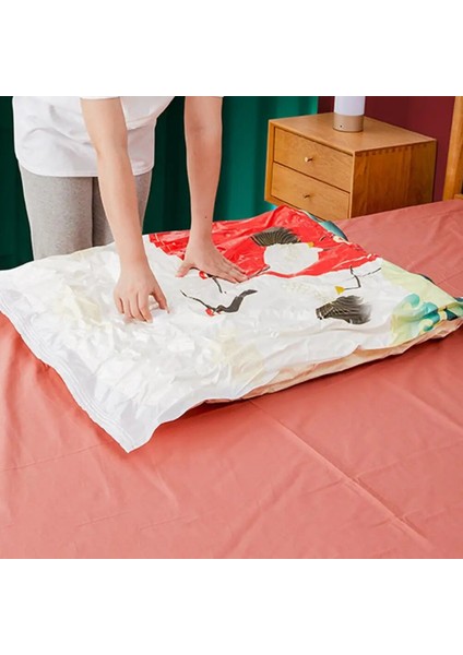 Xl Dayanıklı Vakum Organizatör Çantası Toz Geçirmez Vakum Saklama Torbası Sızdırmazlık Alanı Tasarruf Yastık Elbise Vakum Torbası (Yurt Dışından)