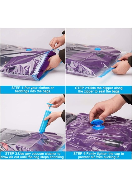 2 Adet 40X60CM Vakum Poşeti Saklama Çantası Giysi Mühür Sıkıştırılmış Seyahat Space Saver Çanta Pompalı Ev Depolama Organizatör (Yurt Dışından) indirimleri