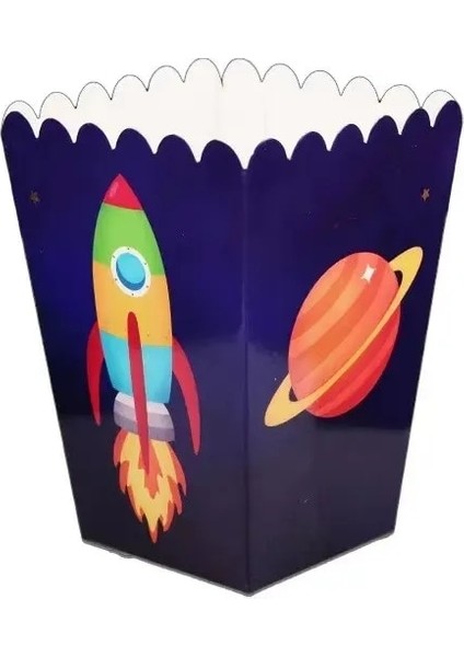 Banner 1 Takım Patlamış Mısır Kutusu Çocuklar Için Astronot Uzay Gemisi Güneş Uzay Doğum Günü Partisi Bebek Duş Parti Malzemeleri Hediye Çantası Aperatif Dekorasyon (Yurt Dışından) fiyatları