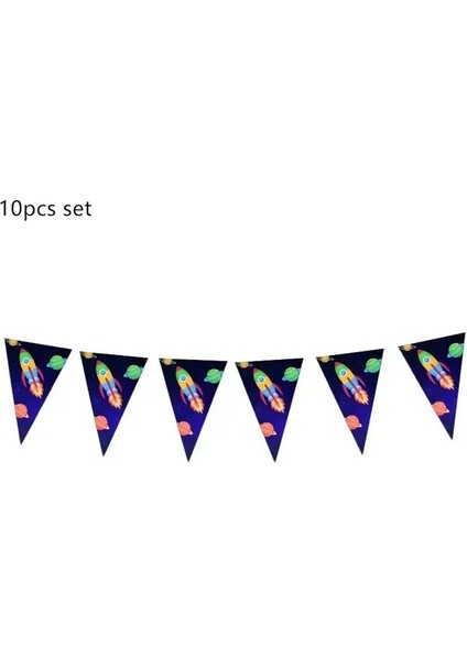 Bayraklar 10 Adet Patlamış Mısır Kutusu Çocuklar Için Astronot Uzay Gemisi Güneş Uzay Doğum Günü Partisi Bebek Duş Parti Malzemeleri Hediye Çantası Aperatif Dekorasyon (Yurt Dışından)