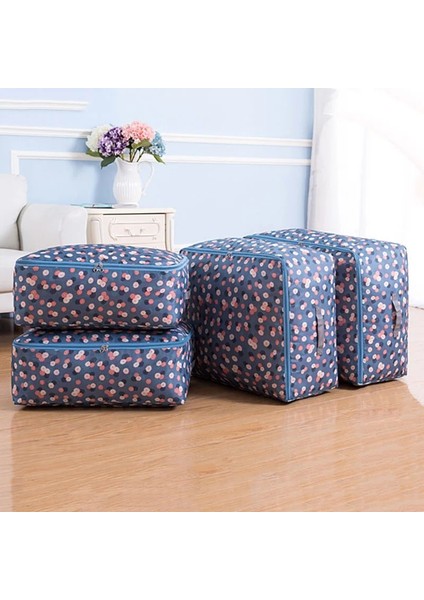 Yanzhihua M 55X35X20CM Renkli Baskılı Yorgan Saklama Çantası Ev Eşyaları Bitirme Toz Torbası Yerden Tasarruf Dolap Konteyner Seyahat Hareketli Taşınabilir Paket (Yurt Dışından) fiyatları