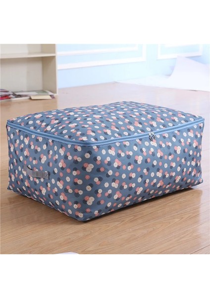 Yanzhihua M 55X35X20CM Renkli Baskılı Yorgan Saklama Çantası Ev Eşyaları Bitirme Toz Torbası Yerden Tasarruf Dolap Konteyner Seyahat Hareketli Taşınabilir Paket (Yurt Dışından) modelleri