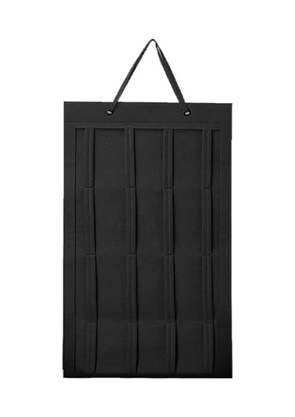 Siyah 50X35CM Saç Fiyonkları Organizatör Duvar Asılı Büyük Kapasiteli Kafa Bandı Tutucu Saç Klip Depolama Askı Uzay Tasarruflu Saç Aksesuarı Depolama (Yurt Dışından)
