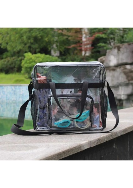 Gri Yıkama Torbası Yerden Tasarruf Sağlayan Su Geçirmez Hafif Kadın Şeffaf Emek Tasarrufu Sağlayan Tote Saklama Çantası Günlük Yaşam (Yurt Dışından) indirimleri