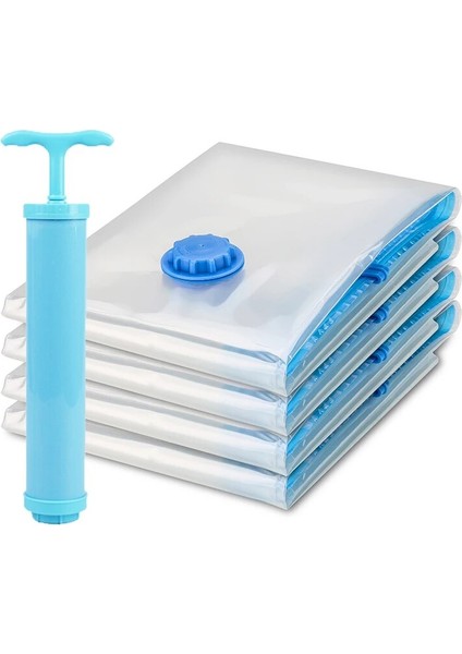 60X80CM Vakum Poşeti Giysi Için Katlanabilir Sıkıştırılmış Organizatör Şeffaf Kilitli Torba Seyahat Yerden Tasarruf Sağlayan Depolama Paketi Ev Düzenleyici (Yurt Dışından)