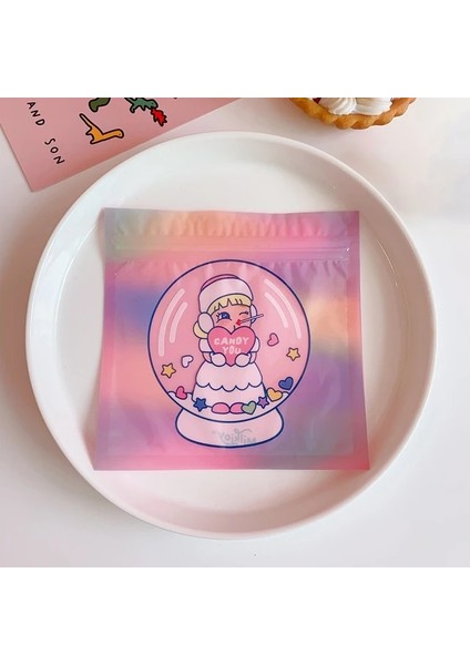 Stil G 13,5 cm x 13,5 cm Çok Fonksiyonlu Gıda Ambalajı Yer Kaplamaz Plastik Gıda Saklama Düzenleyici Kullanışlı Atıştırmalık Saklama Sıkıca Kapatılmış (Yurt Dışından)