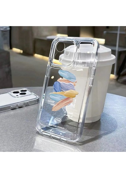 LF34 Iphone 13PRO Max Uzay Şeffaf Kılıf Iphone 11 Funda Iphone 14 15 Pro Max 13 12 Pro Max x Xs Xr 7 8 Artı Se 2022 Silikon Arka Kapak Coque (Yurt Dışından) modelleri