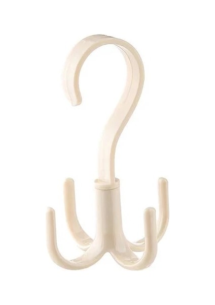 Bej Yerden Tasarruf Döndürülmüş Askı Kancaları Dolap Giysi Raf Askı Organizatör Çanta Askısı Ayakkabı Kemer Eşarp Asılı Raf Dolap Askısı (Yurt Dışından)