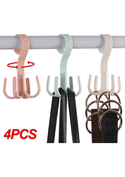 4 Adet Beyaz 1/2/4 Adet 306° Dönen Askılı Kancalar Yerden Tasarruf Sağlayan Dolap Organizatör Giysi Rafı Çanta Ayakkabı Eşarp Askısı Dolap Asılı Tutucu (Yurt Dışından) modelleri