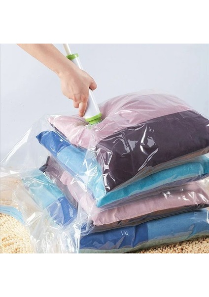 50 70CM Elbise Vakum Poşeti Ev Yorgan Şeffaf Saklama Çantası Uzay Tasarruflu Mühür Çanta Katlanabilir Sıkıştırılmış Organizatör Organizasyonu (Yurt Dışından) fiyatları