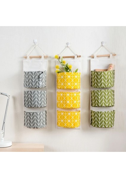 Gri 3 Cepler Pamuk Asılan Saklama Çantası Su Geçirmez Iç Çamaşırı Çorap Organizatör Yerden Tasarruf Kozmetik Makyaj Kutusu Raf Çeşitli Eşyalar Çanta (Yurt Dışından) fiyatları