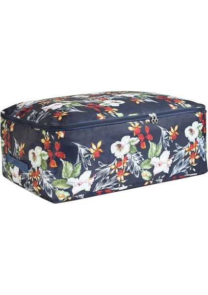Renkli 9 L 58X40X22CM Çiçekli Yorgan Saklama Kutusu, Yatak Altı Saklama Düzenleyici, Battaniye Saklama Çantası, Fermuarlı Paket Kasa, Elbise Kutusu, Ev Yerden Tasarruf Di (Yurt Dışından) modelleri