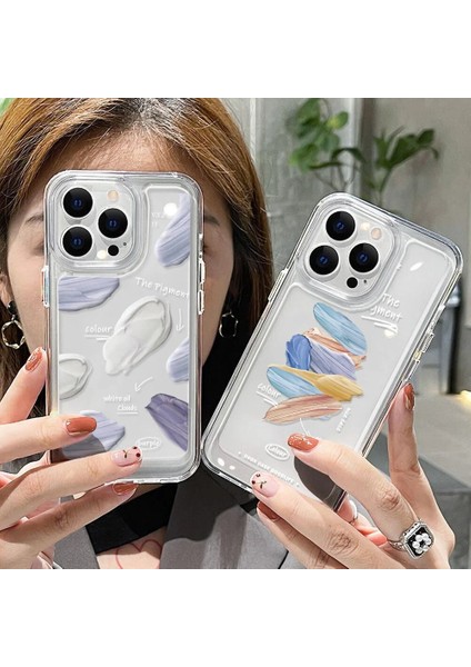 TA07 Iphone 13PRO Max Uzay Şeffaf Kılıf Iphone 11 Funda Iphone 14 15 Pro Max 13 12 Pro Max x Xs Xr 7 8 Artı Se 2022 Silikon Arka Kapak Coque (Yurt Dışından) modelleri