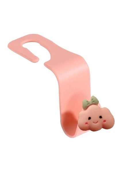 Pembe-Bulut 1 Adet Yaratıcı Karikatür Araba Koltuğu Askı Kancası Araba Aksesuarları Tutucu Kanca Maske Tutucu Yerden Tasarruflu Araba Organizatör Standı Çanta Tutucu (Yurt Dışından)