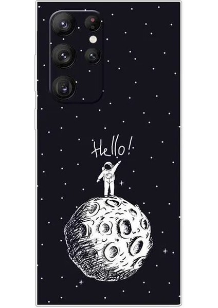 17 S23 Ultra Funda Samsung Galaxy S23 Ultra 5g Kılıf S23PLUS Ince Tpu Uzay Orman Silikon Kapak GALAXYS23 S23 Artı S 23 Çapa Çanta (Yurt Dışından)