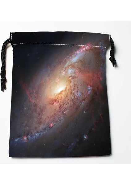 Auburn Yeni Varış Samanyolu Uzay Sanat Ipli Çanta Özel Depolama Baskılı Çanta Tipi Çanta Almak Saklama Torbaları Boyutu 18X22 cm (Yurt Dışından) fırsatları