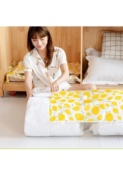 Manuel Hava Pompası 60X80 cm Kalınlaştırılmış Vakum Torbası Valfli Elbise Şeffaf Bordür Katlanır Sıkıştırma Saklama Çantası Seyahat Yerden Tasarruflu Mühür Paketi (Yurt Dışından) modelleri