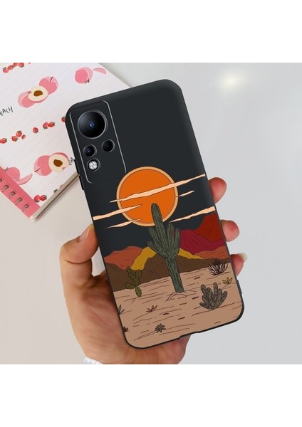 SHELL-U41 Infinix Note 11 Pro Infinix Note 12 G88 Kılıf 2022 Moda Çiçek Uzay Telefon Kapak Yumuşak Funda Infinix Note 11 Kılıf X663 X663C NOTE11 Pro Çanta (Yurt Dışından)