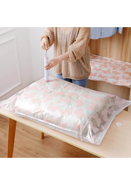 4 Adet B 60X80CM Ev Vakum Torbası Giysi Saklama Için, Yastıklar Yatak Battaniyesi, Katlanabilir Sıkıştırılmış Organizatör, Yerden Tasarruflu Mühür Çanta, 4 Adet (Yurt Dışından) fiyatları