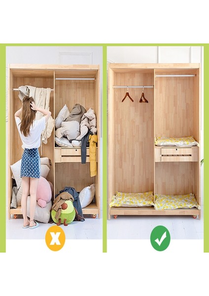 Manuel Hava Pompası 60X80 cm Kalınlaştırılmış Vakum Torbası Valfli Elbise Şeffaf Bordür Katlanır Sıkıştırma Saklama Çantası Seyahat Yerden Tasarruflu Mühür Paketi (Yurt Dışından) indirimleri