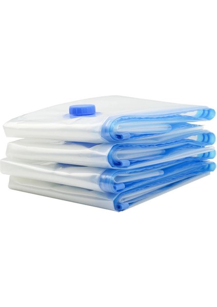 1 Adet 60X80CM Vakum Poşeti Giysi Saklama Çantası Vana ile Şeffaf Sınır Katlanır Sıkıştırılmış Organizatör Seyahat Yerden Tasarruf Sağlayan Mühür Paketi (Yurt Dışından)