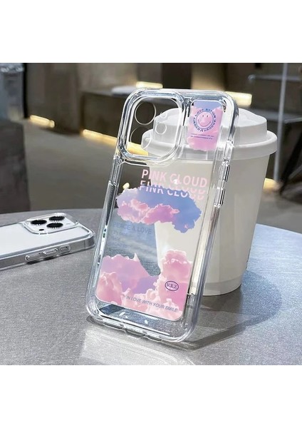 LA10 Iphone 12PRO Max Uzay Şeffaf Kılıf Iphone 11 Funda Iphone 14 15 Pro Max 13 12 Pro Max x Xs Xr 7 8 Artı Se 2022 Silikon Arka Kapak Coque (Yurt Dışından)