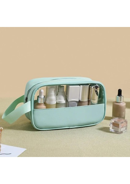 Beyaz L Saklama Çantası Kullanışlı Yerden Tasarruflu Iş Gezisi Yıkama Çantası Kozmetik Kabı Için Sap Askısı ile (Yurt Dışından) fırsatları