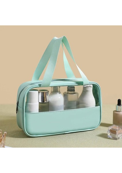 Beyaz L Saklama Çantası Kullanışlı Yerden Tasarruflu Iş Gezisi Yıkama Çantası Kozmetik Kabı Için Sap Askısı ile (Yurt Dışından) indirimleri