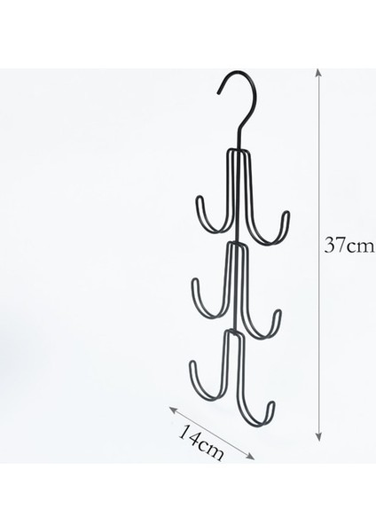 Siyah Çantalar Çanta Askıları Sağlam Metal Yerden Tasarruf Sağlayan Askılar Çanta Çanta Kolsuz Üstler, Atkılar Depolama Organizatör Dolap Organizasyonu (Yurt Dışından)