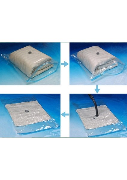 M Süper Büyük Boy Uzay Tasarrufu Tasarrufu 80% Ev Organizatör Büstü Geçirmez Saklama Çantası Mühür Sıkıştırılmış Vakum Torbası Yorgan Elbise (Yurt Dışından) fırsatları