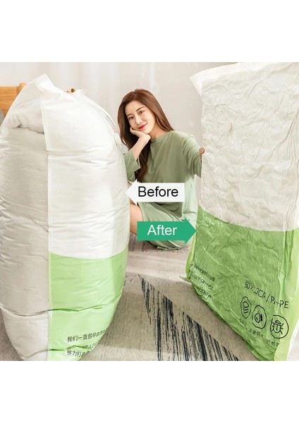 1 Parça Pompasız 80X100CM Vakum Torbası Elbise Saklama Torbaları El Pompası ile Giyim Ev Organizatör Mühür Sıkıştırılmış Uzay Tasarrufu Çanta Yorgan Battaniye Yatak (Yurt Dışından) modelleri