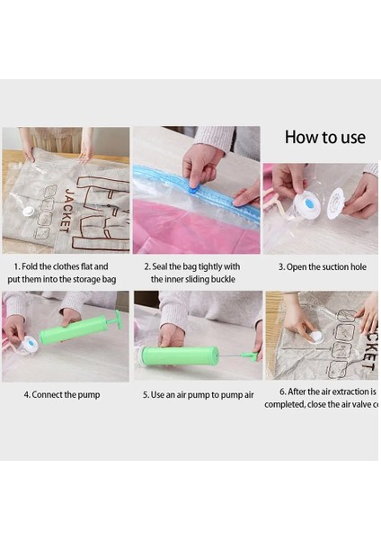 70X100CM Saklama Torbaları Organizatör Elbise Sıkıştırılmış Hava Vakum Torbası Giyim Yeniden Kullanılabilir Nem Geçirmez Space Saver Ev Depolama Çuval (Yurt Dışından) fiyatları