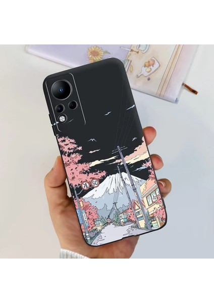 SHELL-U43 Infinix Note 12 G88 Infinix Note 12 G88 Kılıf 2022 Moda Çiçek Uzay Telefon Kapak Yumuşak Funda Infinix Note 11 Kılıf X663 X663C NOTE11 Pro Çanta (Yurt Dışından)