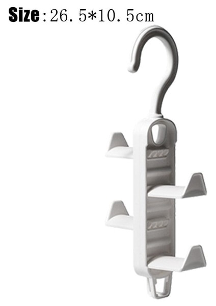 Stil A Çok Katmanlı Askı Kancaları Dolap Elbise Eşarp Çanta Şapka Organizatör Asılı Raf Dolap Askı Ev Yerden Tasarruf Depolama Kancalar (Yurt Dışından)