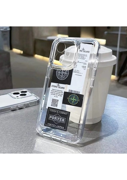 LG74 Iphone 14 Için Silikon Kılıf Iphone 11 Kılıf Iphone 14 Pro Max 15 13 12 Xr x Xs Max 7 8 Artı Se 2020 IPHONE11 Uzay Moda Etikel Funda Kapak (Yurt Dışından)