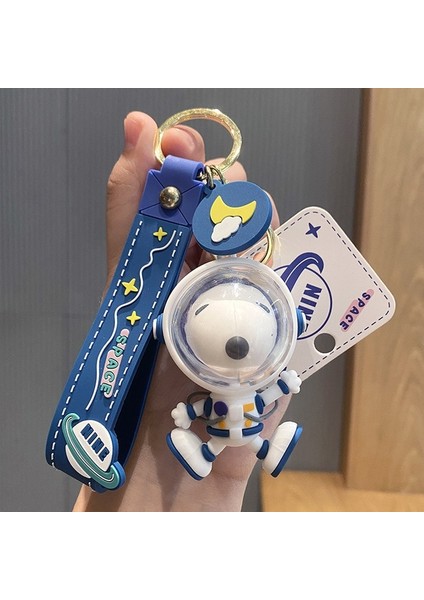 Stil 1 Yaratıcı Astronot Köpek Anahtarlık Sevimli Karikatür Uzay Köpek Bebek Asılı Hediye Adam Araba Çanta Anahtarlıklar Kız Anahtarlık (Yurt Dışından)