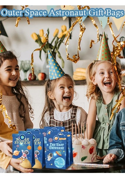 Mix Set-A 20X12X8CM 2 Stil 8/30 Adet Setleri Astronot Hediye Çanta Çıkartmalar Dış Uzay Parti Evren Serisi Çocuk Doğum Günü Partisi Süslemeleri Favor (Yurt Dışından) modelleri