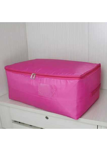 Gül Kırmızı M 50X36X20 cm Oxford Yorgan Çanta Kazak Saklama Kutusu Elbise Ambalaj Dolap Saklama Çantası Ev Katlanır Kutu Yerden Tasarruf Yatak Altında Elbise Bölücü (Yurt Dışından)