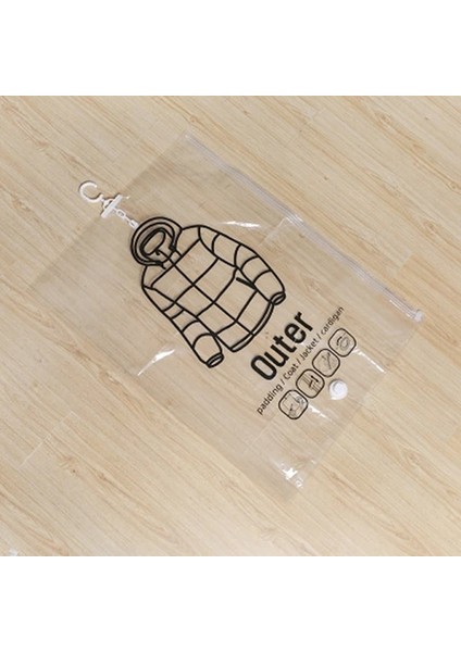 Yeşil Vakum Sıkıştırma Saklama Çantası Kancalı Aşağı Ceket Yeniden Kullanılabilir Yorgan Organizatör Yerden Tasarruf Su Geçirmez Asılabilir Saklama Torbaları (Yurt Dışından)