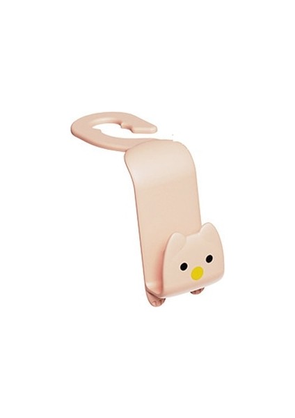 Pembe Karikatür 1 Adet Yaratıcı Karikatür Araba Koltuğu Askı Kancası Araba Aksesuarları Tutucu Kanca Maske Tutucu Yerden Tasarruflu Araba Organizatör Standı Çanta Tutucu (Yurt Dışından)