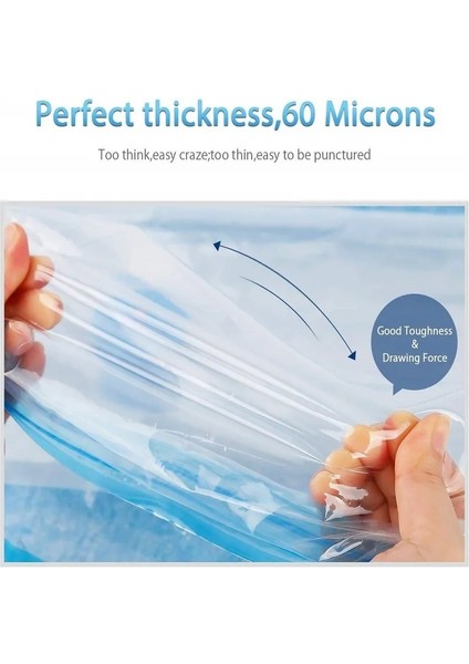 60CMX80CM Vakumlu Saklama Torbaları Elektronik Pompalı Giysiler Için Katlanabilir Sıkıştırılmış Organizatör Vakumlu Mühür Çanta Giyim Depolama Yerden Tasarruf (Yurt Dışından) fırsatları