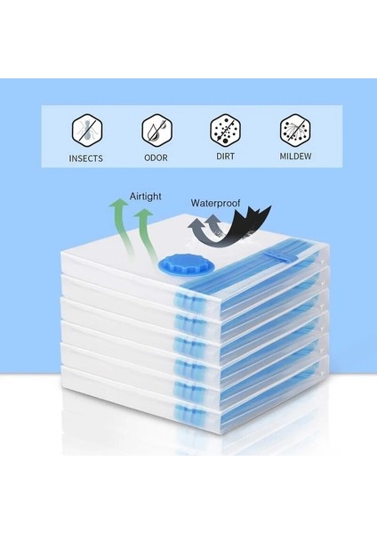 60CMX80CM Vakumlu Saklama Torbaları Elektronik Pompalı Giysiler Için Katlanabilir Sıkıştırılmış Organizatör Vakumlu Mühür Çanta Giyim Depolama Yerden Tasarruf (Yurt Dışından) indirimleri