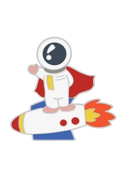 Stil 18 Karikatür Gezegen Astronot Balina Emaye Pimleri Yaratıcı Uzay Ay Yıldız Galaxy Roket Broş Havacılık Çanta Yaka Rozetleri Takı Hediye (Yurt Dışından)