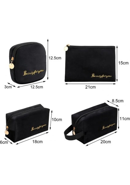Kırmızı C 18 x 10 x 6 cm Saplı Kozmetik Çantası Büyük Fermuar Açılış Yerden Tasarruflu Kadife Kadın Çok Fonksiyonlu Taşınabilir Makyaj Depolama Kılıfı Günlük Kullanım (Yurt Dışından) indirimleri