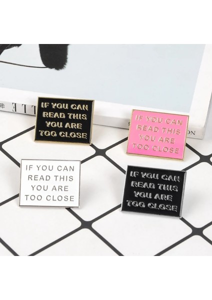 Alıntı 2 Alıntı Pin Komik Mektup Emaye Pimleri Broşlar Kişisel Uzay Rozetleri Gerekir Serin Anti Sosyal Gömlek Çanta Yaka Iğnesi Içedönükler Takı (Yurt Dışından) indirimleri