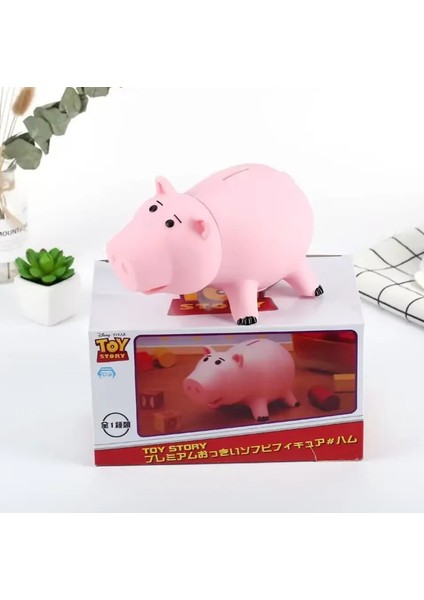 Disney Toy Story 4 Hamm The Piggy Bank Q Sürüm 21CM Pvc Pig Aksiyon Figürleri Mini Dolls Çocuk Oyuncakları Çocuklar Için Model Hediye Kilo: Bej (Yurt Dışından)